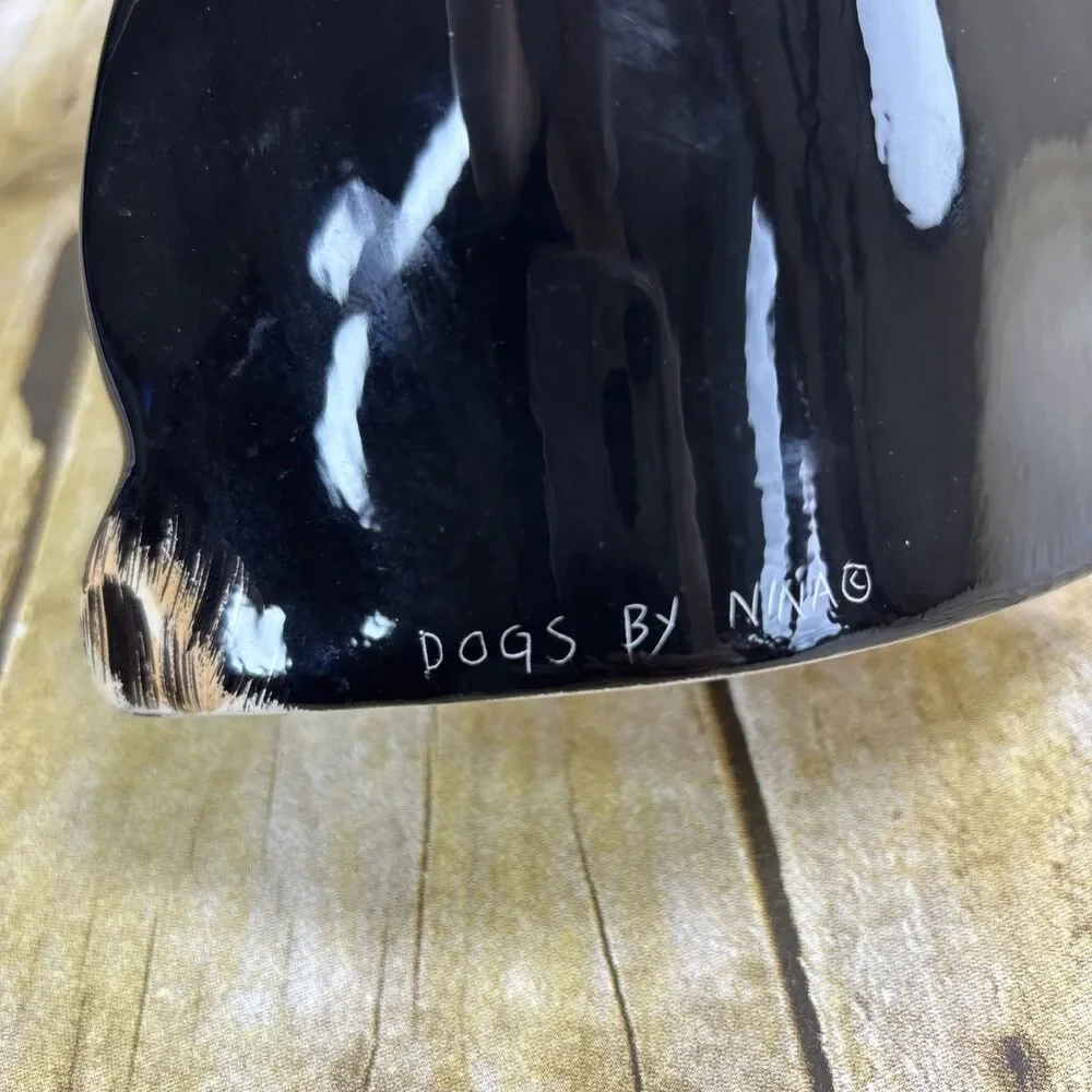 Dogs By Nina Lyman Vase Yorkie 8